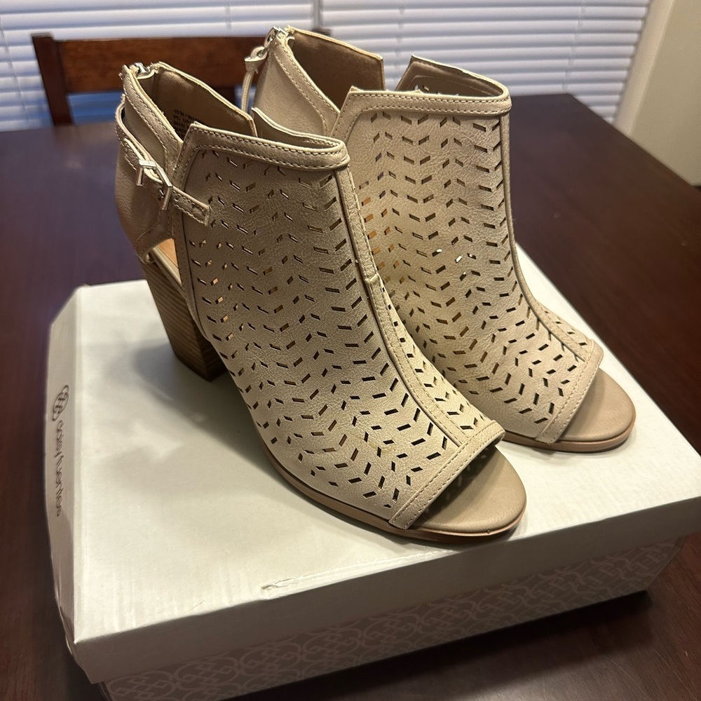 !NEW! Peep-Toe Booties